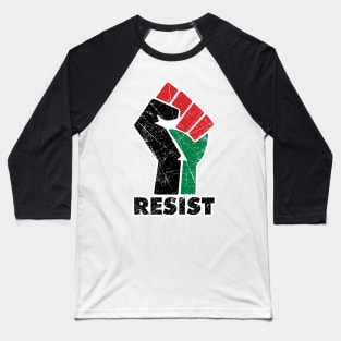 Resistance is Existence Solidarity and Support Design Against the Injustice In Palestine Baseball T-Shirt